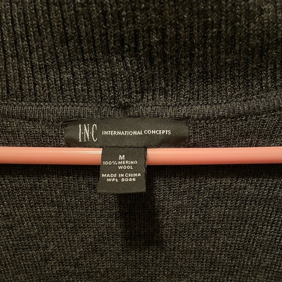 INC Wool Cardigan Sweater - Picture 3 of 9